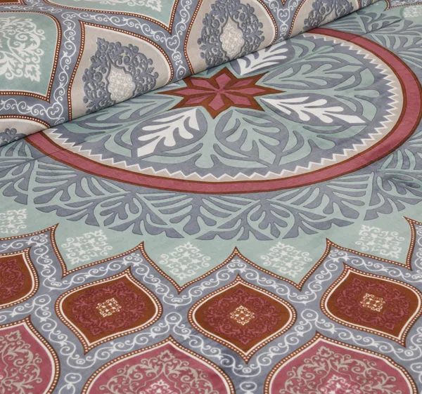 Mutlicolor_Cotton_Regal_Harmony_Double_Bedsheet_With_Pillow_Cover_100_X_108_Cm
